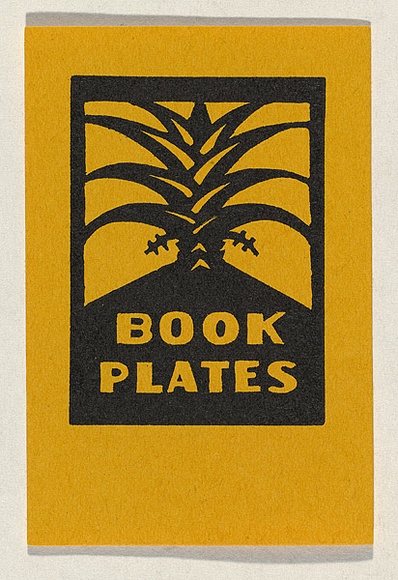Artist: FEINT, Adrian | Title: Bookplates. | Technique: wood-engraving, printed in black ink, from one block | Copyright: Courtesy the Estate of Adrian Feint