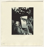 Artist: Shead, Garry. | Title: DH and F [DH Lawrence and Frieda] | Date: c. 1995 | Technique: etching and aquatint, printed in black ink, from one plate | Copyright: © Garry Shead