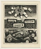 Title: Panel for the seven days of creation 9 | Date: c.1965 | Technique: etching and aquatint, printed in black ink, from one plate