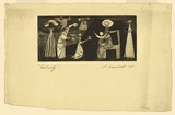 Artist: Wienholt, Anne. | Title: Nativity | Date: 1948 | Technique: engraving and aquatint, printed in black ink, from one copper plate
