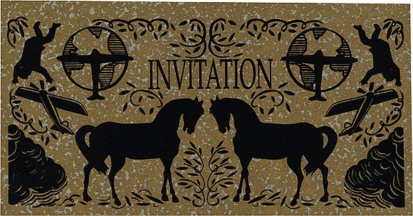 Artist: REDBACK GRAPHIX | Title: You are invited to Xmas drinks at Redback Graphix | Date: 1980-94 | Technique: screenprint, printed in colour, from three stencils