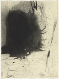 Artist: PARR, Mike | Title: not titled. | Date: 1995 | Technique: etching, printed in black ink, from one plate; lithograph, printed in black ink, from one stone