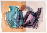 Artist: KING, Grahame | Title: Dancing shadows I | Date: 1989 | Technique: lithograph, printed in colour, from five stones [or plates]