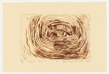 Artist: NAPURRULA FISHER, Topsy | Title: Janganpa - possum | Date: 2004 | Technique: drypoint etching, printed in brown ink, from one perspex plate
