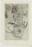 Artist: WALKER, Murray | Title: Bush battlers paradise. | Date: 1966 | Technique: etching and aquatint, printed in black ink, from one plate