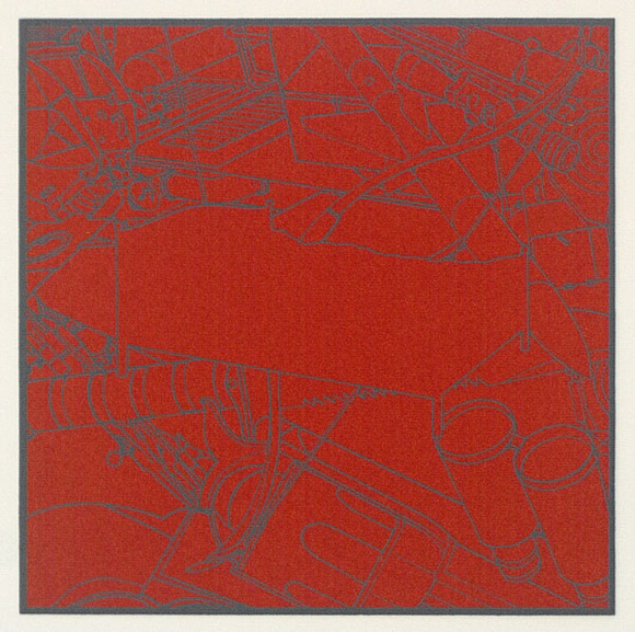 Artist: Burgess, Peter. | Title: Object relations I - 5 of 6. | Date: 1990 | Technique: screenprint, printed in colour, from two stencils