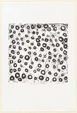 Artist: Joshua, Rebecca. | Title: Barramundi bubbles | Date: c.2001 | Technique: linocut, printed in black ink, from one block