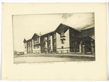 Artist: PLATT, Austin | Title: Canterbury High School Sydney | Date: 1937 | Technique: etching, printed in black ink, from one plate