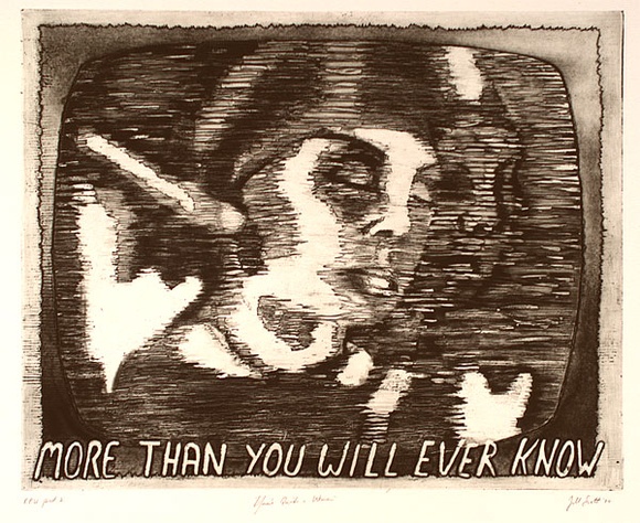 Artist: Scott, Jill. | Title: You're quite a woman | Date: 1984 | Technique: etching and aquatint, printed in black ink, from one plate