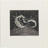 Artist: Gittoes, George. | Title: Consumption. | Date: 1971 | Technique: etching, printed in black ink, from one plate