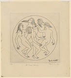 Title: The mad dance | Date: c.1930 | Technique: engraving, printed in black ink, from one copper plate