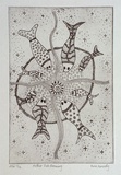 Artist: Kennedy, Lisa. | Title: Mother Fish Dreaming | Date: 2000, December | Technique: etching, printed in black ink, from one plate