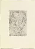 Artist: PARR, Mike | Title: Hybridia 7. | Date: 1989 | Technique: etching, printed in black ink, from one zinc plate