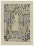 Artist: McMahon, Marie. | Title: Kulalaga yinkiti hunting hunting | Date: 1988 | Technique: lithograph, printed in colour, from two stones | Copyright: © Marie McMahon. Licensed by VISCOPY, Australia