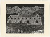 Title: Granite church (Hammond Island) | Date: 1994 | Technique: linocut, printed in black ink, from one block