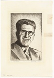 Artist: PLATT, Austin | Title: John Dunne | Date: 1945 | Technique: etching, printed in black ink, from one plate
