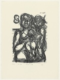 Artist: Furlonger, Joe. | Title: Madonna and child - 2nd state | Date: 1989 | Technique: lithograph, printed in black ink, from one stone