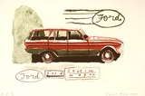 Artist: Moore, Robert. | Title: Ford station wagon | Date: 1989 | Technique: lithograph, printed in colour, from three stones