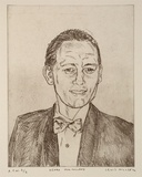 Artist: Miller, Lewis. | Title: Henry Mulholland | Date: 1994 | Technique: etching, softground, printed in black ink, from one plate | Copyright: © Lewis Miller. Licensed by VISCOPY, Australia