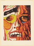 Artist: Kozic, Maria. | Title: Self-portrait | Date: 1987 | Technique: photo-screenprint, printed in colour, from multiple stencils | Copyright: © Courtesy of the artist and Anna Schwartz Gallery