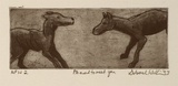 Artist: Williams, Deborah. | Title: Pleased to meet you | Date: 1993 | Technique: etching and roulette, printed in black ink, with plate-tone from one plate