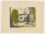 Title: House | Date: c.1958 | Technique: lithograph, printed in colour, from two plates