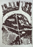 Artist: ROGERS, Jennifer | Title: Park, Fitzroy | Date: 1982 | Technique: lithograph, printed in black ink, from one stone