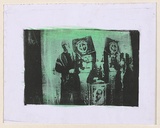 Artist: SIBLEY, Dan | Title: You know it's bad (green). | Date: 2001 | Technique: lithograph, printed in black ink, from one stone; colour-reduction in green ink