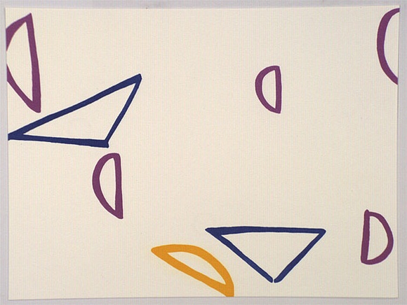 Artist: Rooney, Robert. | Title: JCV7 | Date: 2002, April - May | Technique: lithograph, printed in yellow, blue and magenta ink | Copyright: Courtesy of Tolarno Galleries