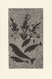 Artist: Nona, Dennis. | Title: Dhangalla | Date: 2000 | Technique: linocut, printed in black ink, from one block | Copyright: Courtesy of the artist and the Australia Art Print Network