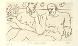 Artist: Furlonger, Joe. | Title: Palm Beach suite (no.6) | Date: 1990 | Technique: etching, printed in black ink, from one plate
