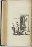 Title: not titled [Mr Pickwick and lady combing her hair] | Date: 1838 | Technique: lithograph, printed in black ink, from one stone