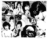 Artist: Larter, Richard. | Title: no title (Portraits of women) | Date: 1968 | Technique: screenprint, printed in black ink, from one stencil