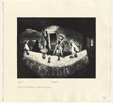 Artist: Shead, Garry. | Title: Supper | Date: 1994-95 | Technique: etching, aquatint and sugarlift printed in black ink from one plate | Copyright: © Garry Shead