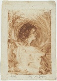 Artist: Gregory, Ina. | Title: Edith. | Date: c.1908 | Technique: monotype, printed in brown ink, from one plate