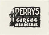 Title: Perry's Great International Circus & Menagerie | Date: 1995-96 | Technique: linocut, printed in black ink, from one block