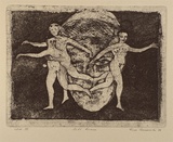 Artist: Anceschi, Eros. | Title: Let's dance | Date: 1988 | Technique: etching and aquatint, printed in black ink, from one plate