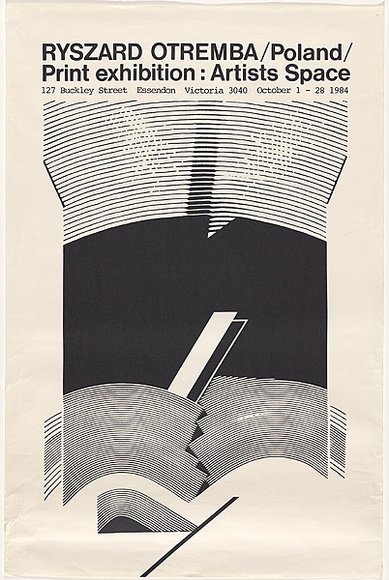 Artist: UNKNOWN | Title: Ryszard Otremba / Poland / Print exhibition : Artists Space | Technique: screenprint