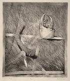 Artist: Weiss, Rosie. | Title: Yow! | Date: 1983 | Technique: lithograph, printed in black ink, from one stone