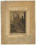 Artist: Orban, Desiderius. | Title: Sacre Coeur | Date: (1931-38) | Technique: etching, printed in black ink, from one plate