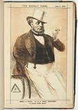 Title: A wool merchant [Mr Richard Goldsbrough]. | Date: 6 June 1874 | Technique: lithograph, printed in colour, from multiple stones