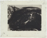 Artist: MADDOCK, Bea | Title: Moor landscape | Date: May 1961 | Technique: etching and aquatint, printed in black ink, from one plate