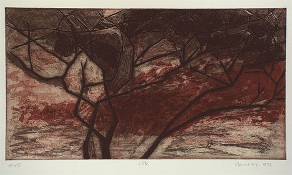 Artist: Ky, Marine. | Title: L'Eté (#2) | Date: 1996, August | Technique: etching and aquatint, printed in colour, from two plates