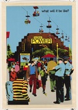 Artist: Robertson, Toni. | Title: Nuclear power. | Date: 1981 | Technique: screenprint, printed in colour, from four hand-cut and three photo-stencils