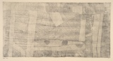 Artist: Kantilla, Kitty. (Kutuwalumi Purawarrumpatu). | Title: not titled III [intersecting fine lines in triangular forms] | Date: 2001, February - March | Technique: etching, printed in black ink, from one plate | Copyright: © Kitty Kantilla and Jilamara Arts + Craft