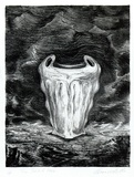 Artist: Connors, Anne. | Title: The small vase. | Date: 1986 | Technique: lithograph, printed in black ink, from one stone