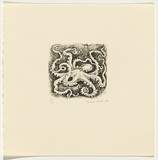Artist: White, Susan Dorothea. | Title: Octopus | Date: 1982 | Technique: lithograph, printed in black ink, from one stone [or plate]