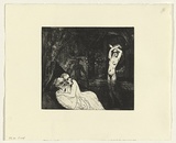 Artist: Shead, Garry. | Title: The temptress | Date: c. 1984 | Technique: etching and aquatint, printed in black ink, from one plate | Copyright: © Garry Shead
