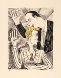 Artist: Hay, Bill. | Title: Looby goes to Italy | Date: 1989, June-August | Technique: lithograph, printed in black ink, from one plate; hand-coloured