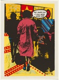 Artist: Robertson, Toni. | Title: Taking marketown by strategy - 6 | Date: 1977 | Technique: screenprint, printed in colour, from multiple stencils | Copyright: © Toni Robertson